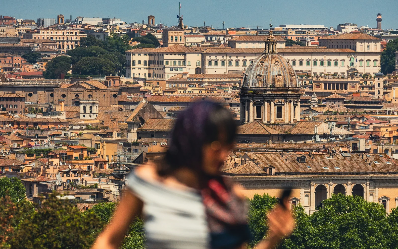 Tourism destination with digital solutions to guide visitors.