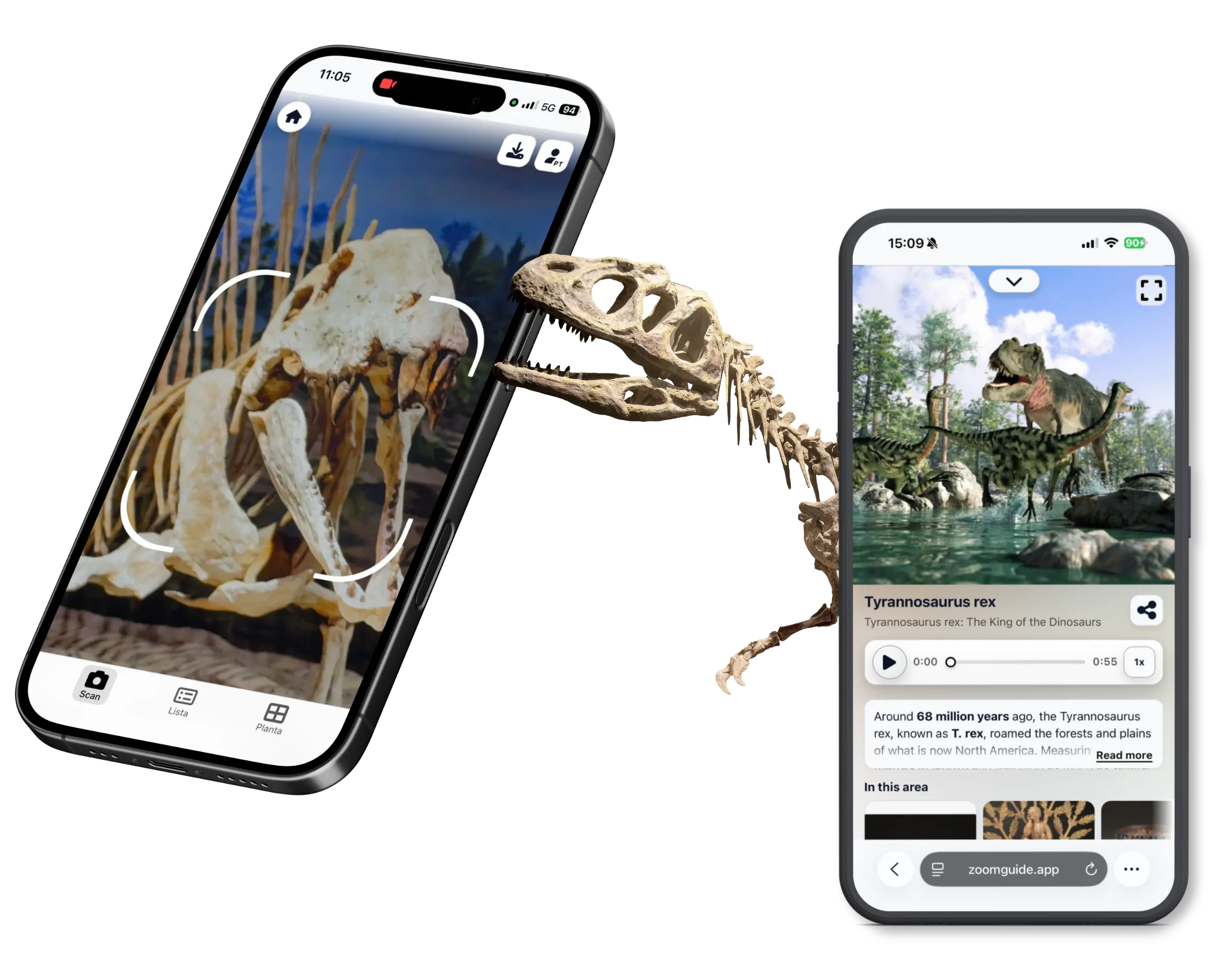 Visual recognition experience applied to cultural objects.